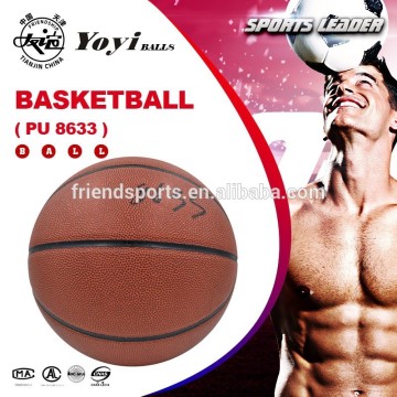 hot sale 8633 PU basketball,same as original spalding basketball material