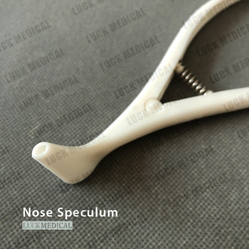 Esterilização de especulum nasal plástico