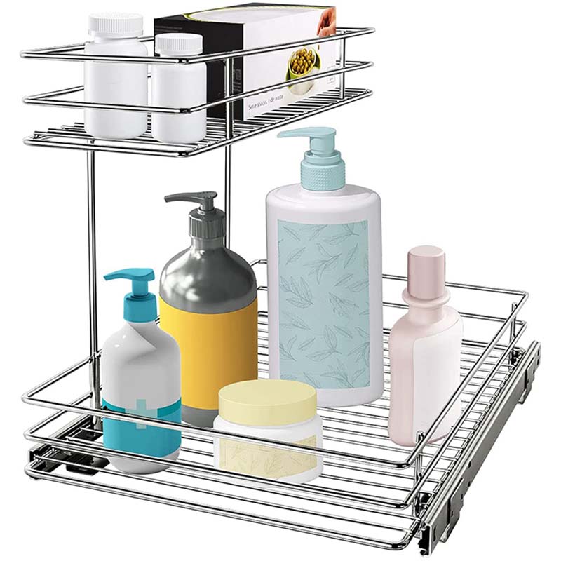 2 tier Pull Out Cabinet Organizer