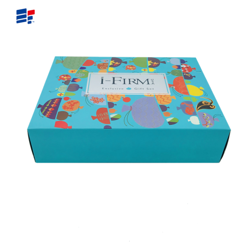 Toy custom blue gift box