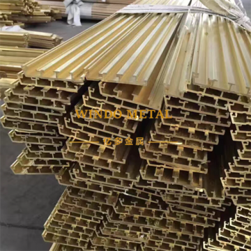 Lead-containing brass extruded shapes for high machinability