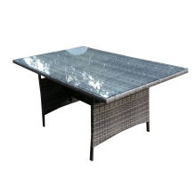 Outdoor PE Rattan Wicker Dining Table