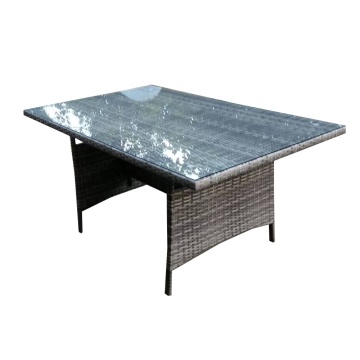 Outdoor PE Rattan Wicker Dining Table