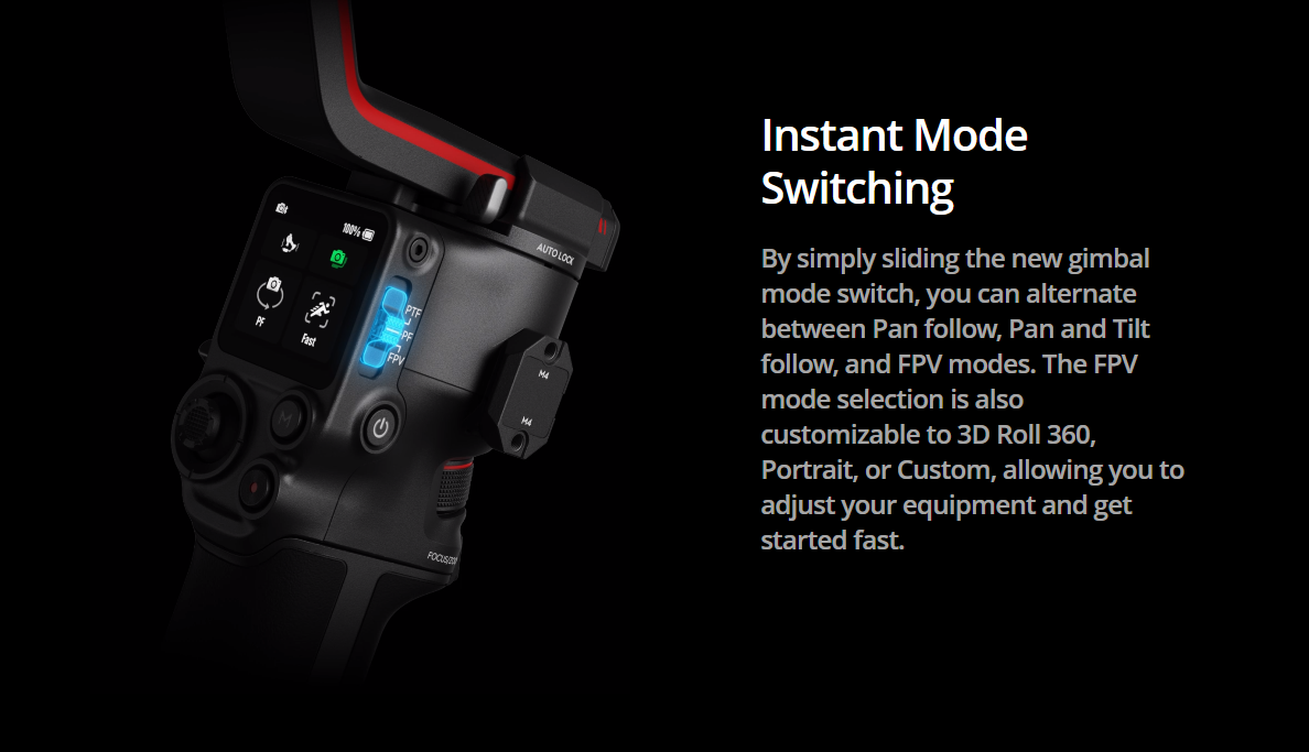 The new 2022 DJI RS 3 Handheld stabilizer 3kg heavy 1.8-inch touch color screen for 12 hours of battery life DJI RS 3
