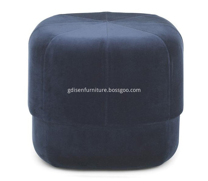 Modern round ottoman 