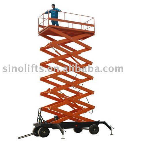 wheeled mobile Aerial scissor lift platform