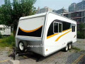 off-road camper motorfiets kanteltent aanhangwagen