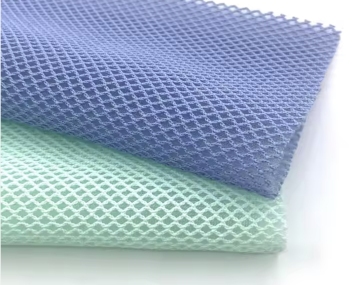 Sandwich Mesh Fabric with Diamond Grid Pattern
