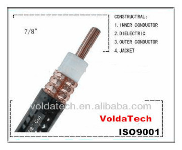 competitive factory price 7/8" RF Coaxial Cable 50Ohm