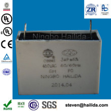 cbb61 sh capacitor 50/60hz 3mf 450vac ac motor run film CQC