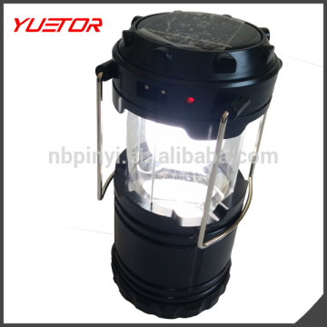 Sollar rechargeable collapsible Hangable Flashlight Camping Lantern