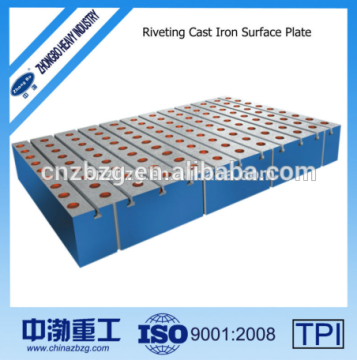 2015 Cast Iron Three Coordinate Surface Plate Painting lineation bed plate