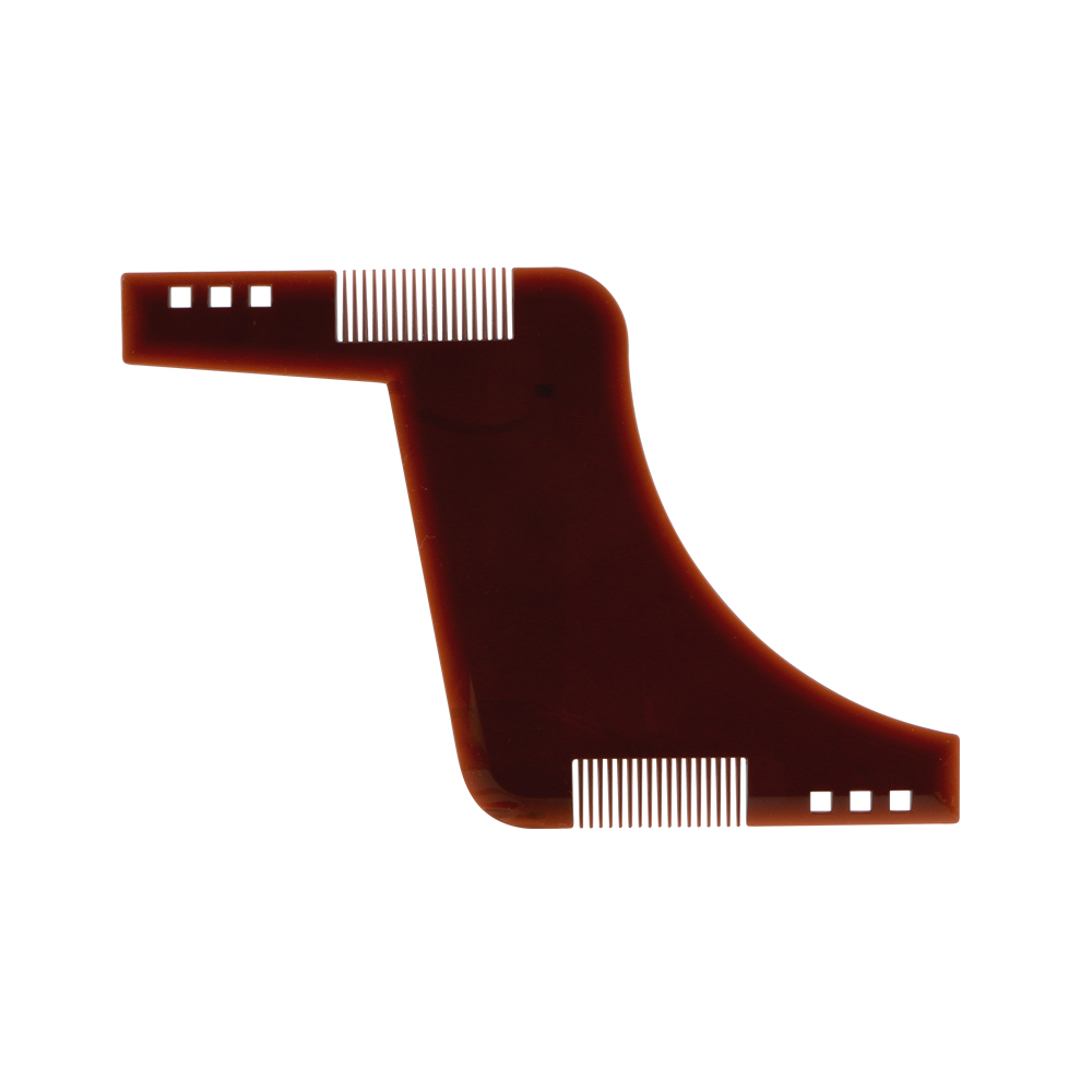 Men Private Label Beard Shape Beard Shaping Tool Beard Template Combs