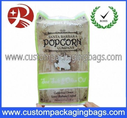 Any Color Custom Logo Popcorn Plastic Food Packaging Bags Waterproof