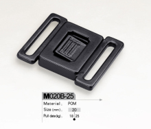 Western Fancy promotion contoured side release plastic buckle