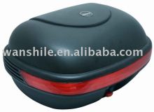 PP plastic motorcycle top case and large storage space motorcycle top case