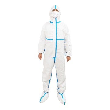 Full Body Chemical Resistant Disposable Protective Coveralls