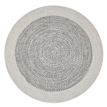 polypropylene pp braided round patio rug