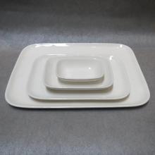 White Porcelain Square Plates