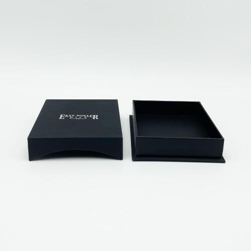 Weiches Touchpapier rönt schwarze Brieftaschenriemenbox