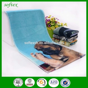 advertising cotton printed towel,gift digital printed towel