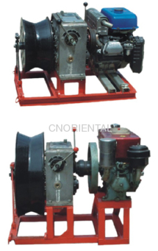 Winch Powered Steel Wire Rope Pilot Rope Line Winder?