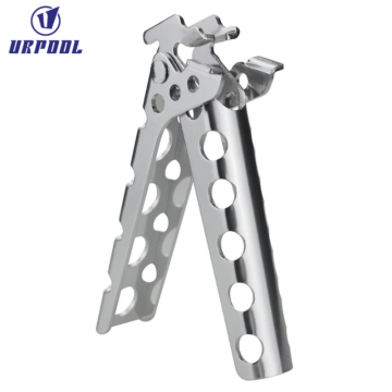 Non-Magnetic Aluminum Camp Cookware Sets with Metal Pan Gripper and Comb Tong