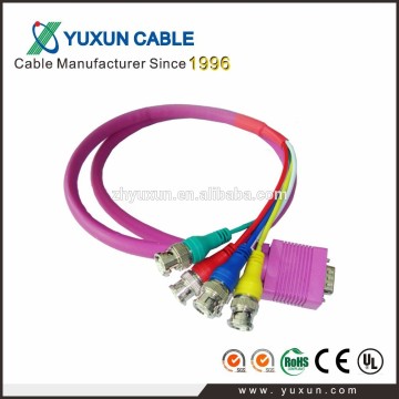 VGA, Audio, RJ45, USB, BNC, RGB cable
