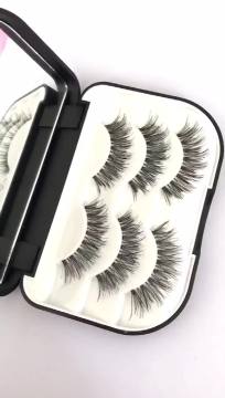 Factory Direct Supply 3 pairs Private Label False Eyelashes/fales lashes Wholesale Cheap Eyelashes 3D Mink Eyelashes