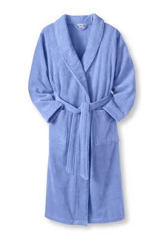 Blå badrock Velour bomull Hotel Home Robe
