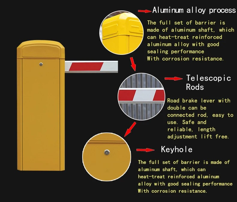 Electronic Airborne Gates in School Areas Traffic Control Barricade Gates