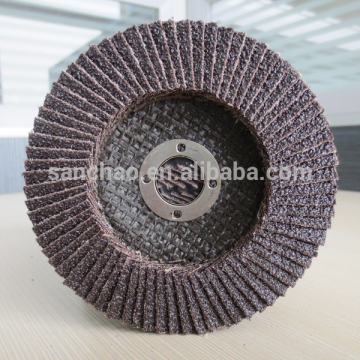 Aluminum Oxide Abrasive Flap Disc With Plastic Base