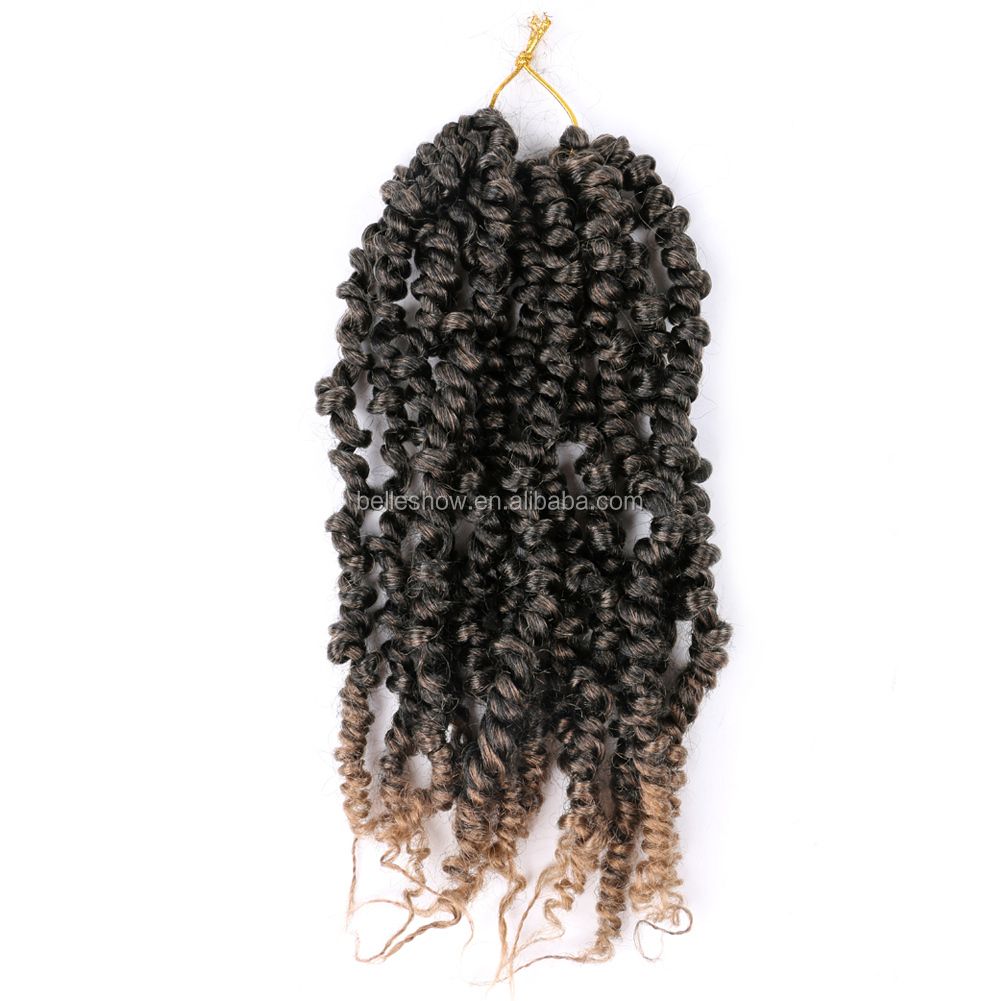 10inch 12 strands Bomb Twist freetress bohemian braid hair shiort pre passion twist