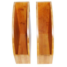 bamboo office stationery rack file hanger