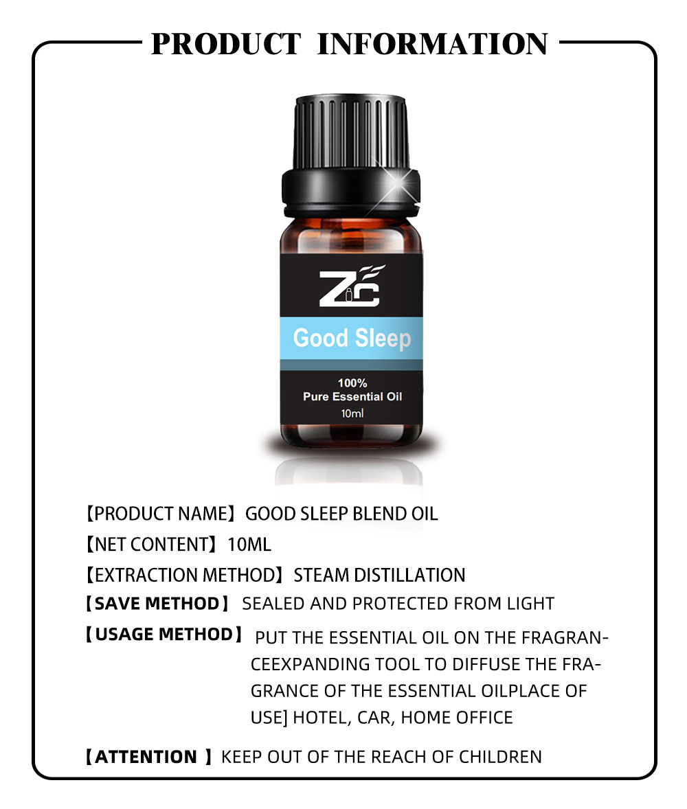 Good Sleep Blend Essential Oil for Diffuser Massage Sleep