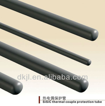 SiC Silicon Carbide thermocouple protection tubes