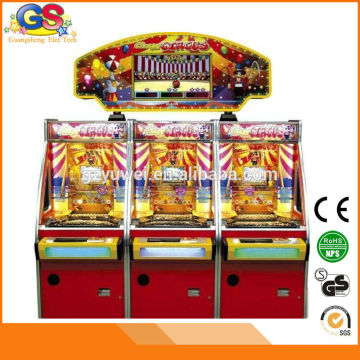Crazy Circus profitable arcade coin pusher game machine coin operated coin pusher win coin pusher game machine