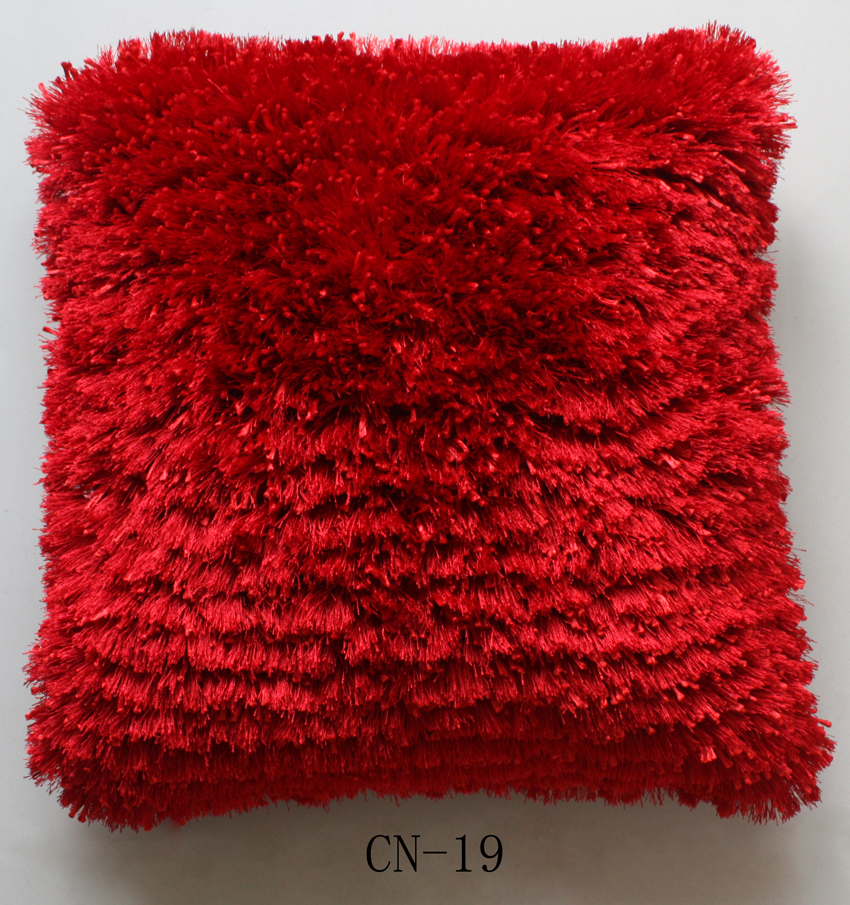 Polyester thick and thin yarn mix Cushion 