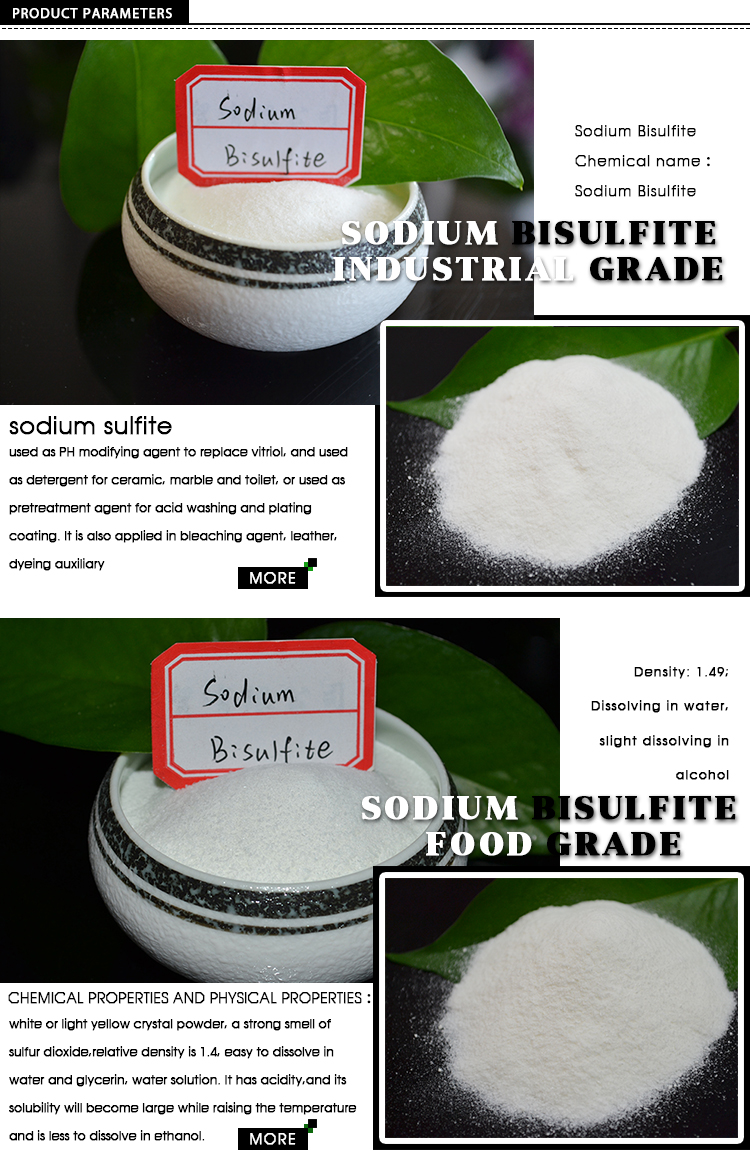 Competitive Sodium Hydrogen Sulfite/ Sodium Bisulfite NaHSO3