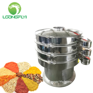 Wood chips powder filtering sieving machine