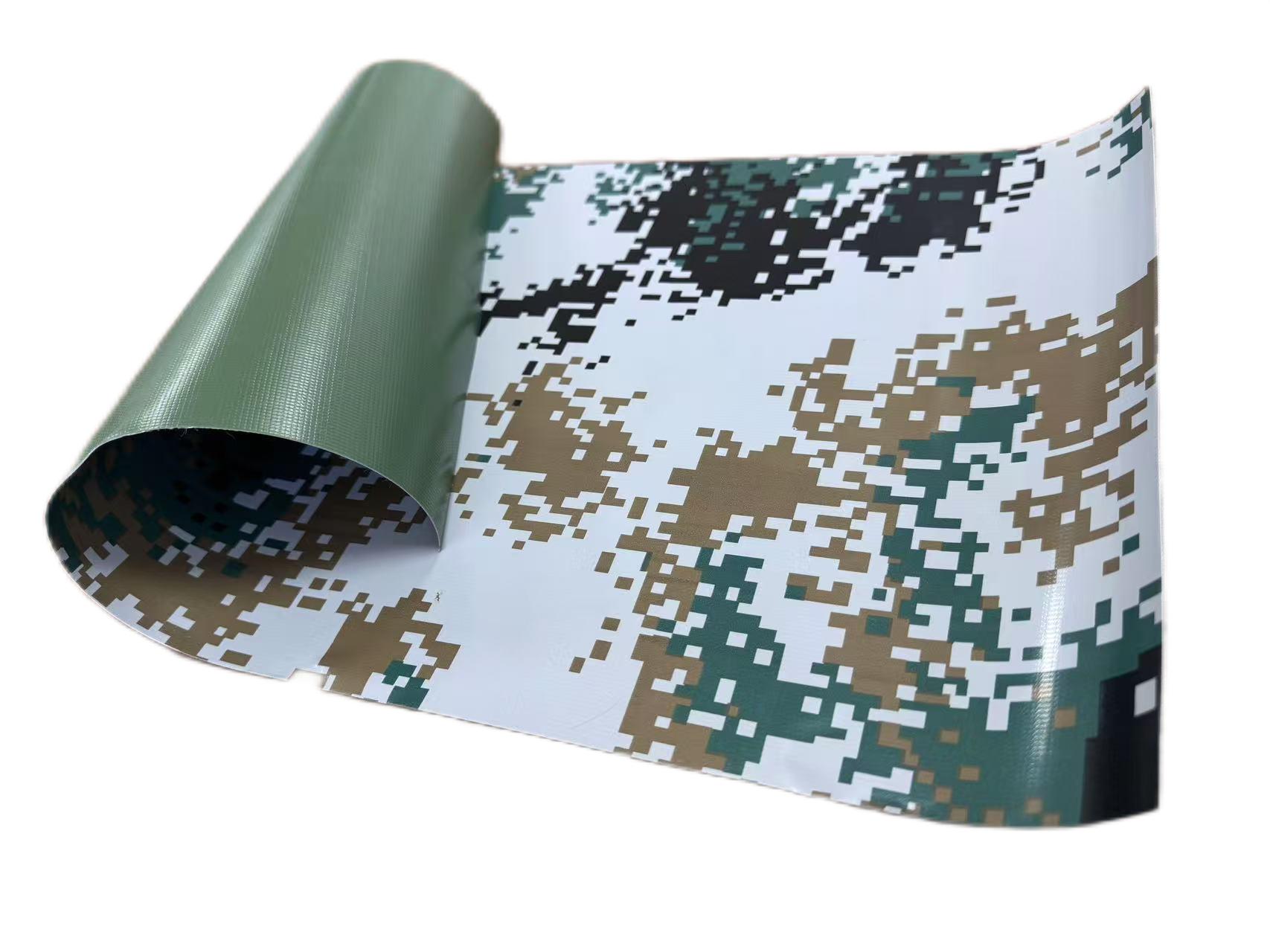 600GSM PVC CAMOUFLAGE TARPAULIN