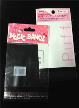 custom print self adhesive opp bag with header