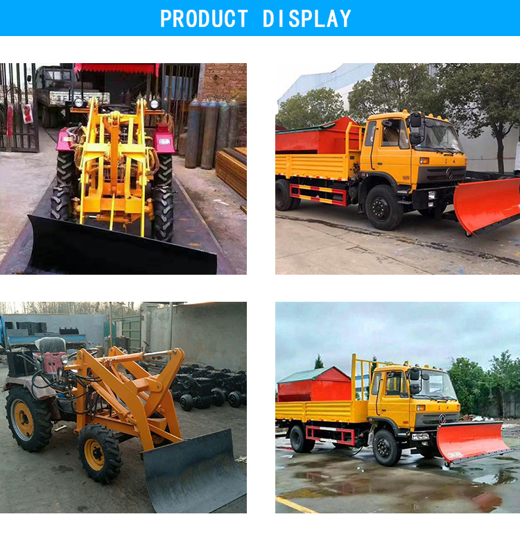 Outdoor road snowplow multifunctional snow removal vehicle