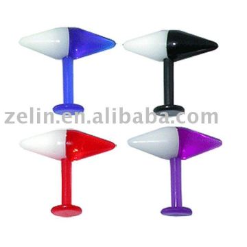 2013 new acrylic labret piercing body jewelry