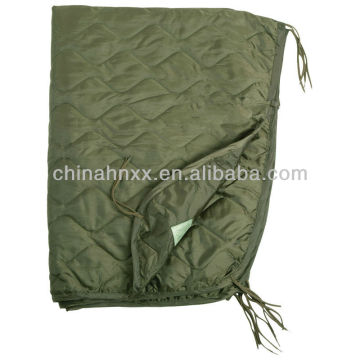 military olive green poncho warmth liner blanket