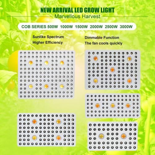 COB LED Grow Light For Hydroponics Cultivation Flower