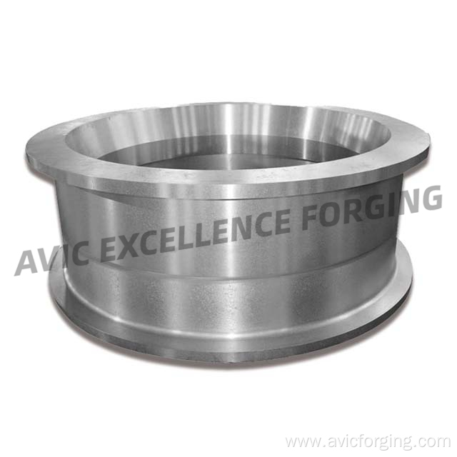 gas turbine gas collecting cover forging