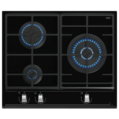 Teka 3-pits Glaskeramiek ExactFlame Functie