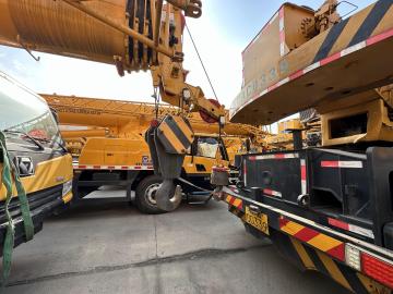 second-hand 50-ton hydraulic mobile truck crane for sale