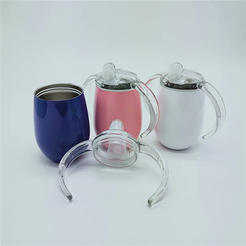 wholesale 8oz Disposable Vacuum insulated Tumbler wine cup stainless steel Baby Kid sippy cup